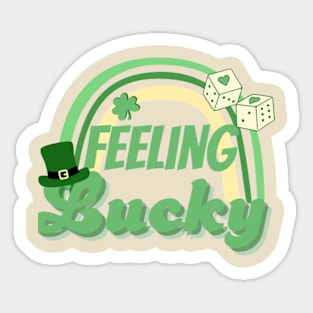 Feeling Lucky St. Patricks Day Sticker